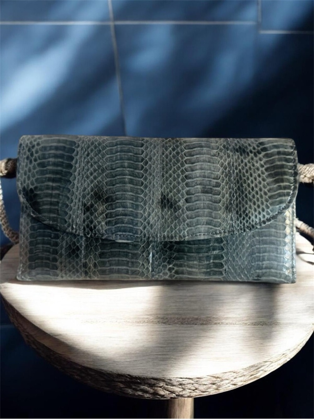 RARE Genuine Python Snake leather Wallet
